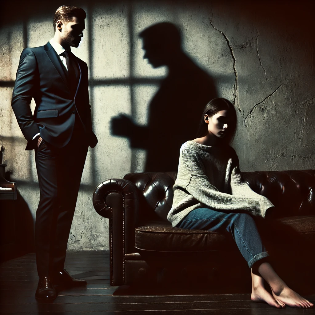 Hombre narcisista y mujer